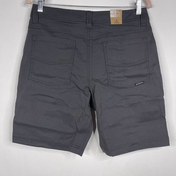 NWT prAna Brion Short 9" Inseam 28W Charcoal Abrasion Resistant Reinforced Rivet - Picture 8 of 16